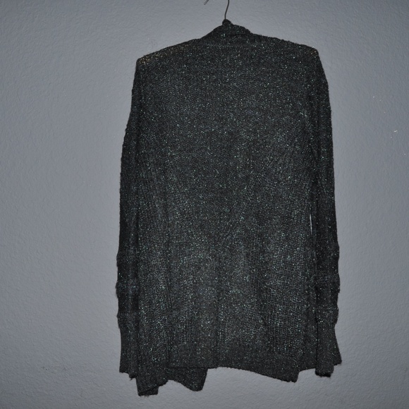 053 NWT KNOX ROSE Blue Sparkle Cardigan Sweater sz M Women's - Picture 4 of 5